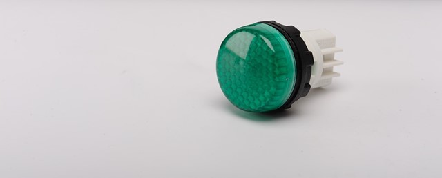 S Series Plastic 230V AC Green 22 mm Pilot